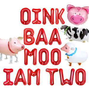 jevenis oink baa moo i am two balloons moo moo i am two balloons farm 2nd birthday decoration barnyard 2nd birthday decoration holy cow i am two decoration