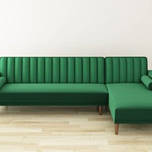 Gold Sparrow Sonoma Sectional, Jade