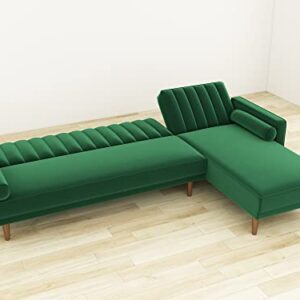 Gold Sparrow Sonoma Sectional, Jade