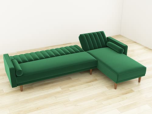 Gold Sparrow Sonoma Sectional, Jade