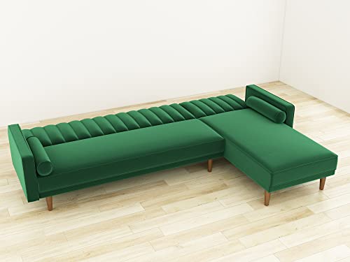 Gold Sparrow Sonoma Sectional, Jade