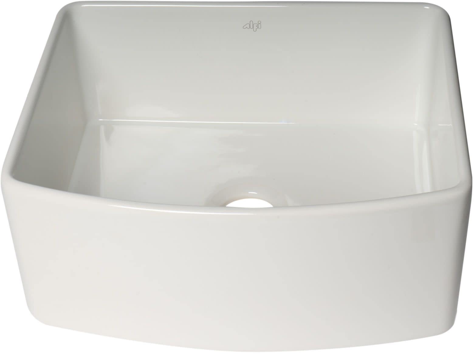 ALFI brand ABFC2420-W Kitchen Sink, White