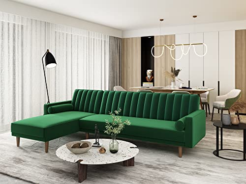 Gold Sparrow Sonoma Sectional, Jade