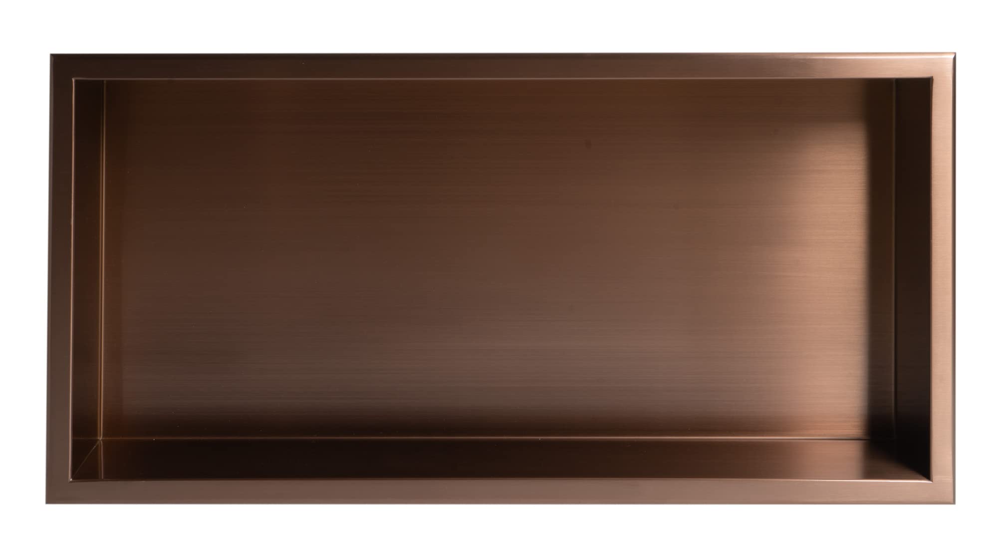 ALFI brand ABNP2412-BC Shower Niche, Brushed Copper