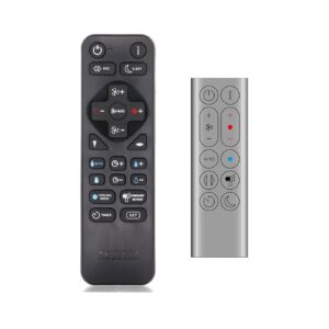 anderic replacement remote for dyson purifier hot+cool hp07 fan remote control - replaces dyson 969897-06, 969897-13 remotes - rrdys01