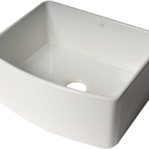 ALFI brand ABFC2420-W Kitchen Sink, White