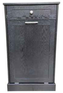 northwood calliger tilt out trash bin cabinet or tilt out laundry hamper - wooden cabinet trash can to hide trash, add countertop space, keep pets out! now easier assembly!