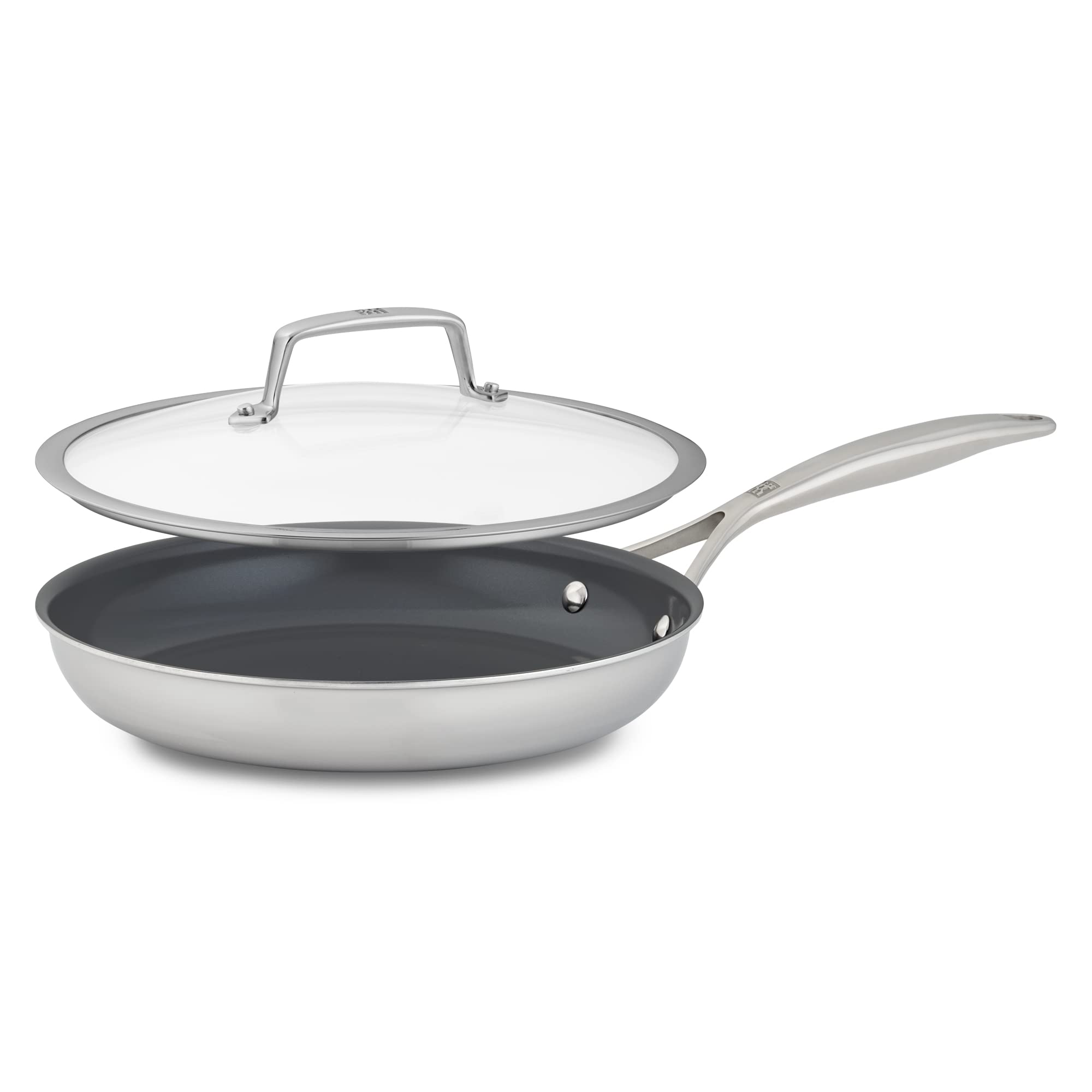 Zwilling Spirit Energy + 10-inch Stainless Steel Ceramic Nonstick Fry Pan with Lid