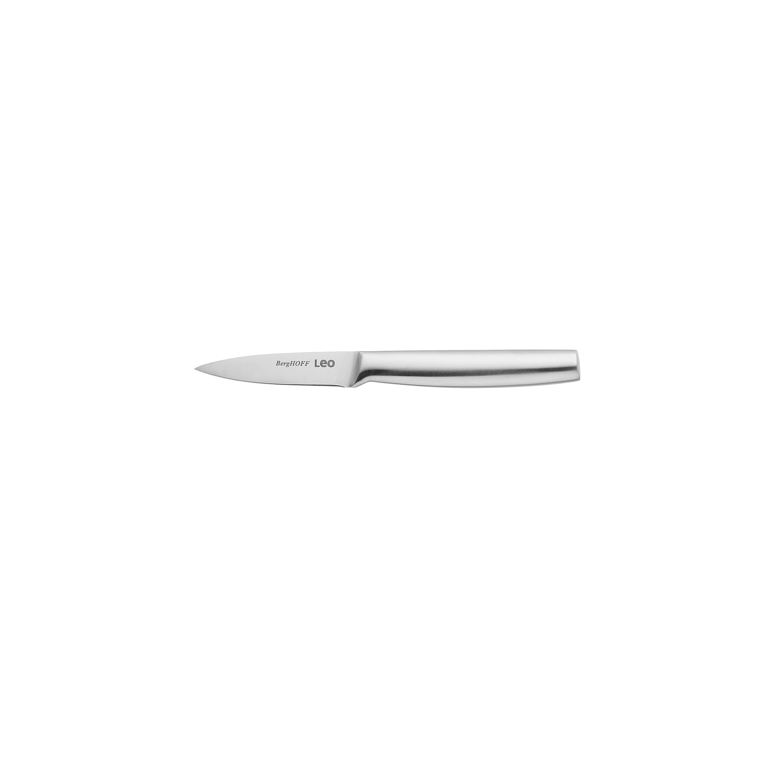 Berghoff Legacy Stainless Steel Paring Knife 3.5", Sharp Blade, Ergonomic Hollow Handle, Cutting Slicing Peeling Fruit Vegetable Fish, Seamless Construction