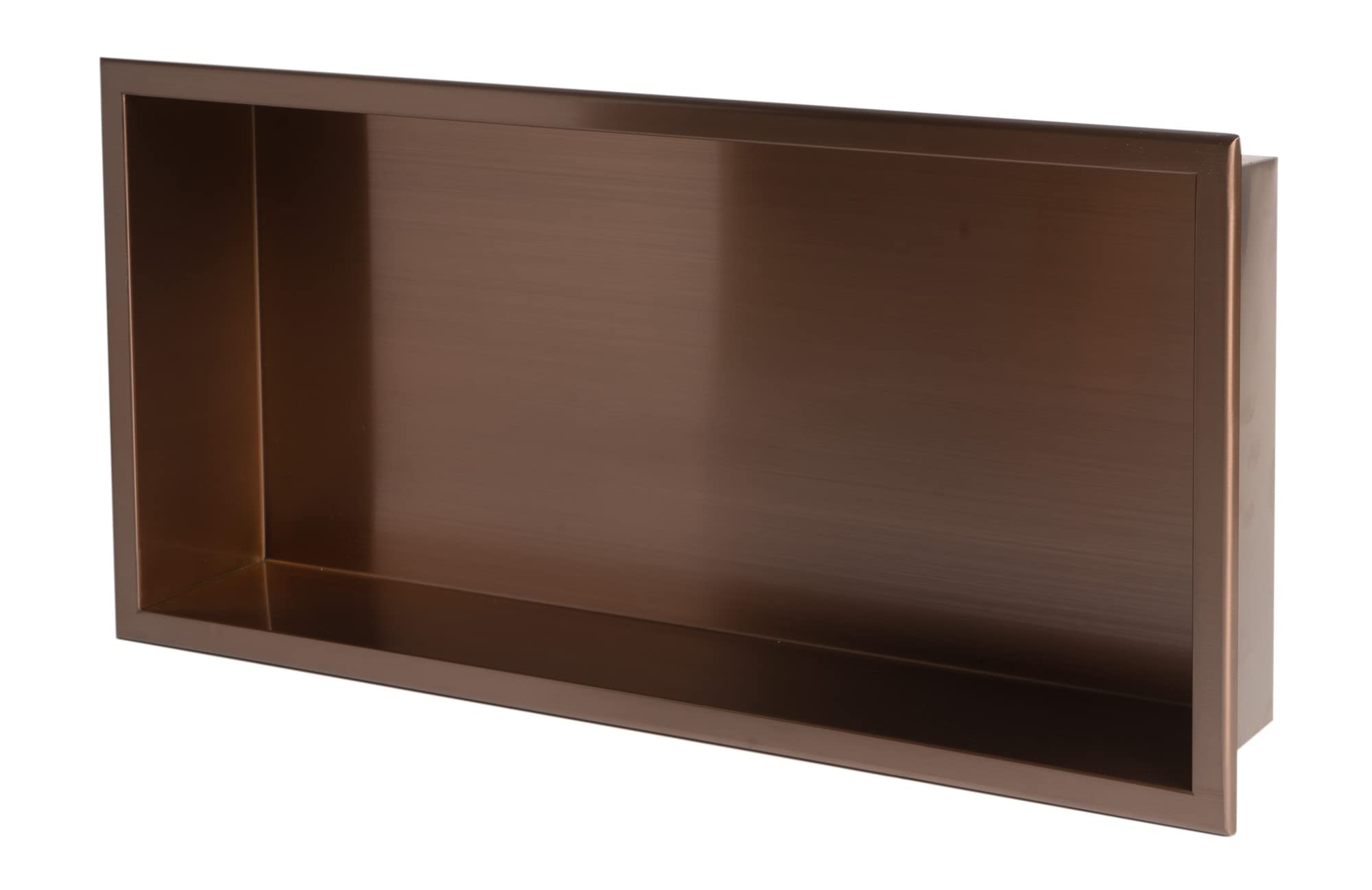 ALFI brand ABNP2412-BC Shower Niche, Brushed Copper