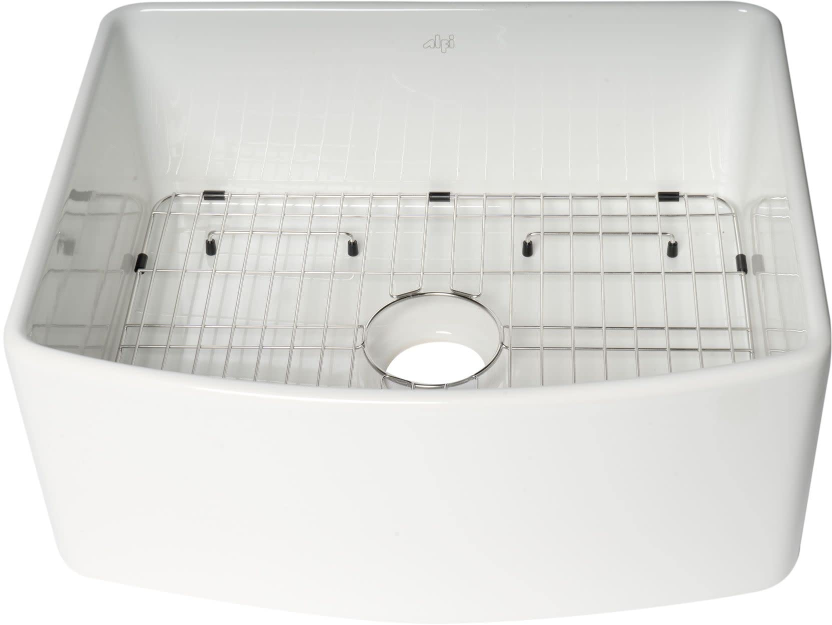 ALFI brand ABFC2420-W Kitchen Sink, White