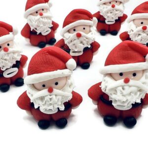 Lot of 10 Miniature Santa Animals Dollhouse Santa Figure Fairy Garden Décor Furniture DIY Supply KMA011