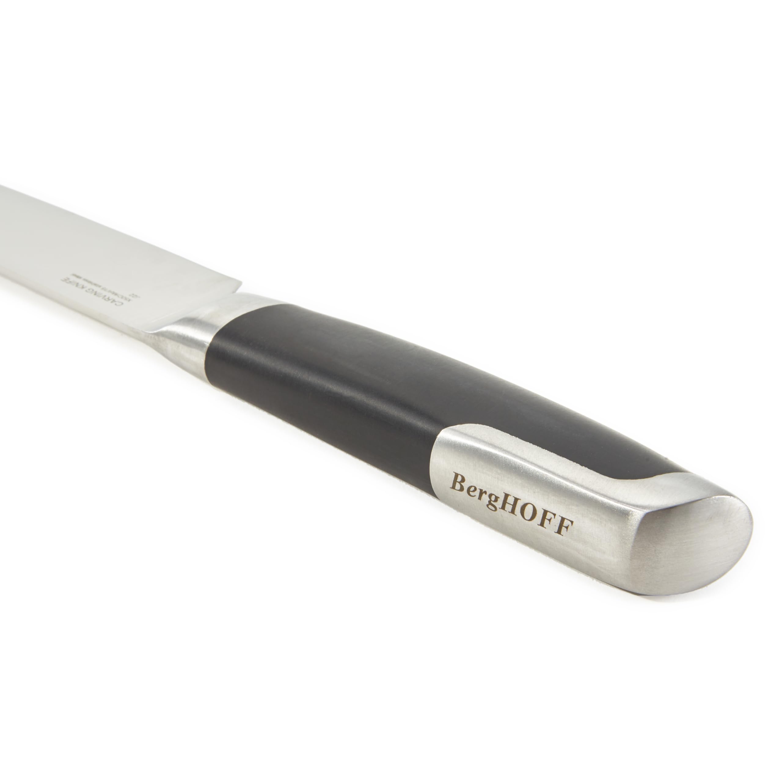 Berghoff Graphite Paring Knife 3.5", Stainless Steel Sharp Blade, Soft-touch Handle, Cutting Slicing Peeling Fruit Vegetable Fish, Well Balanced