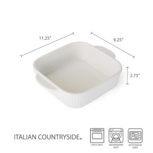 Mikasa Italian Countryside Square Casserole Baker, 9 Inch