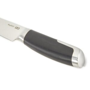 Berghoff Graphite Paring Knife 3.5", Stainless Steel Sharp Blade, Soft-touch Handle, Cutting Slicing Peeling Fruit Vegetable Fish, Well Balanced