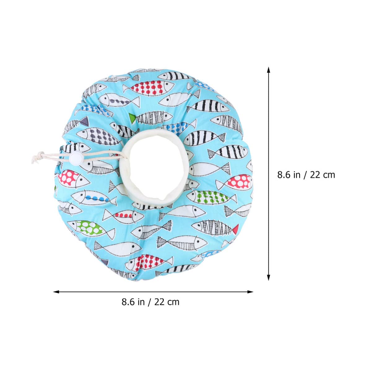 Balacoo Pet Recovery Collar Cat Recovery Collar Cat Cone Collar Cat Cones After Surgery Fish Pattern Soft