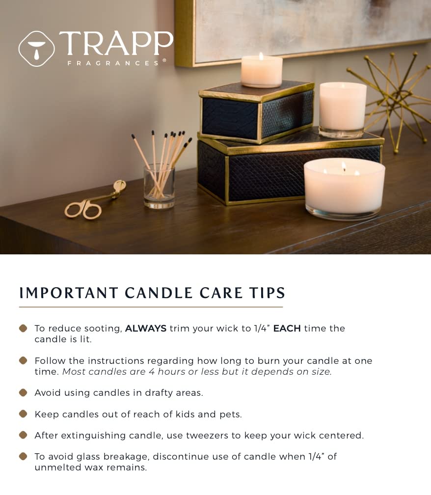 Trapp No. 94 - Fireside Pumpkin - 7 oz. Signature Candle - Aromatic Home Fragrance with Seasonal Scent of New England Pumpkin, Smoky Spices, & Smoldering Coals Notes - Petrolatum Wax