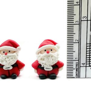 Lot of 10 Miniature Santa Animals Dollhouse Santa Figure Fairy Garden Décor Furniture DIY Supply KMA011