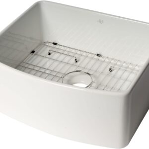 ALFI brand ABFC2420-W Kitchen Sink, White