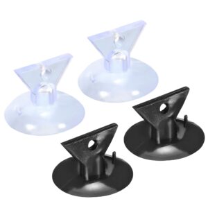 meccanixity bulb changers, 35mm dia. suction cup light lamp replacing tools for gu10 mr16 bulbs, black clear pvc, 2 set