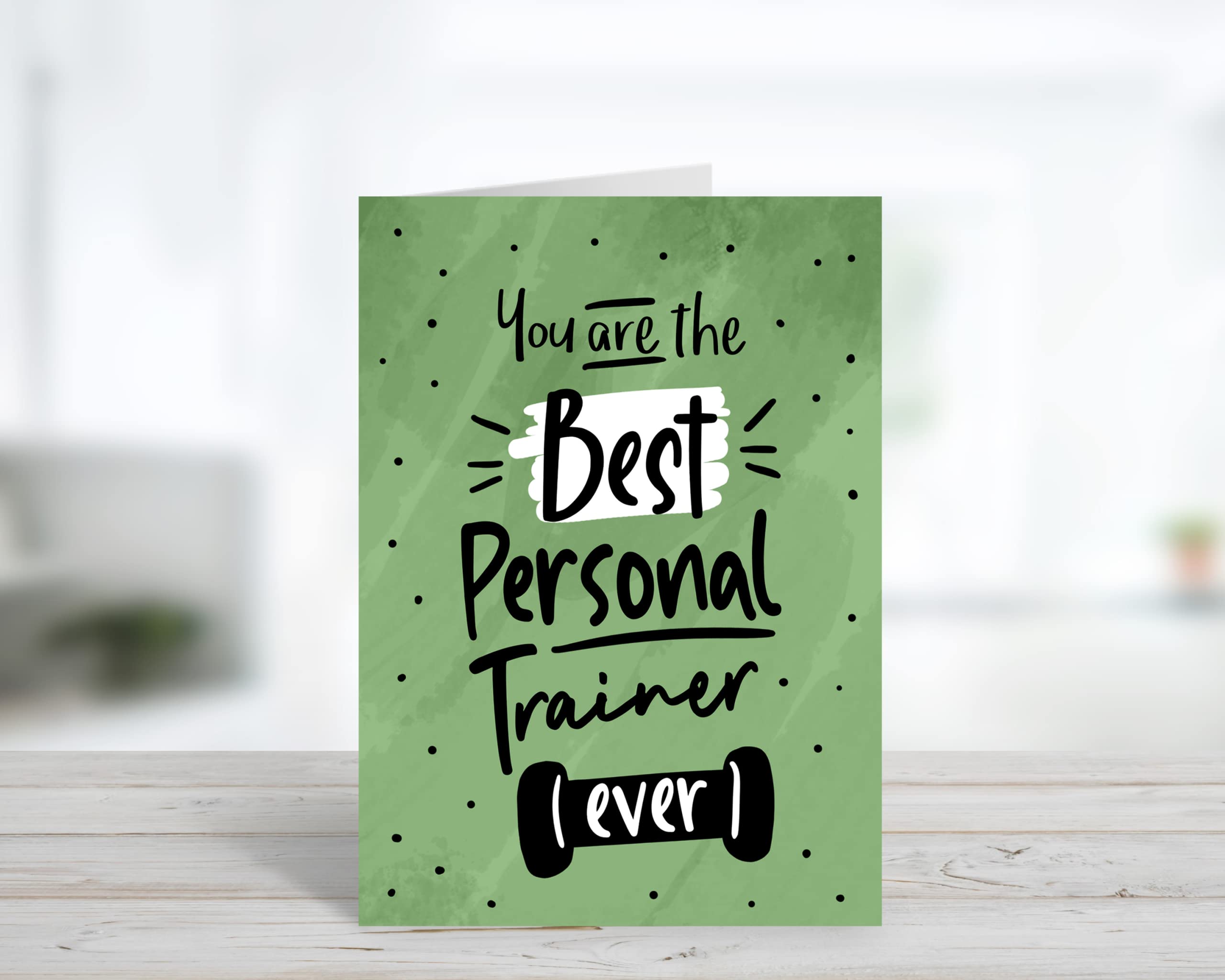 Sole Inspired Personal Trainer Thank you Card | Fitness Card