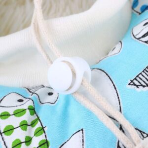 Balacoo Pet Recovery Collar Cat Recovery Collar Cat Cone Collar Cat Cones After Surgery Fish Pattern Soft