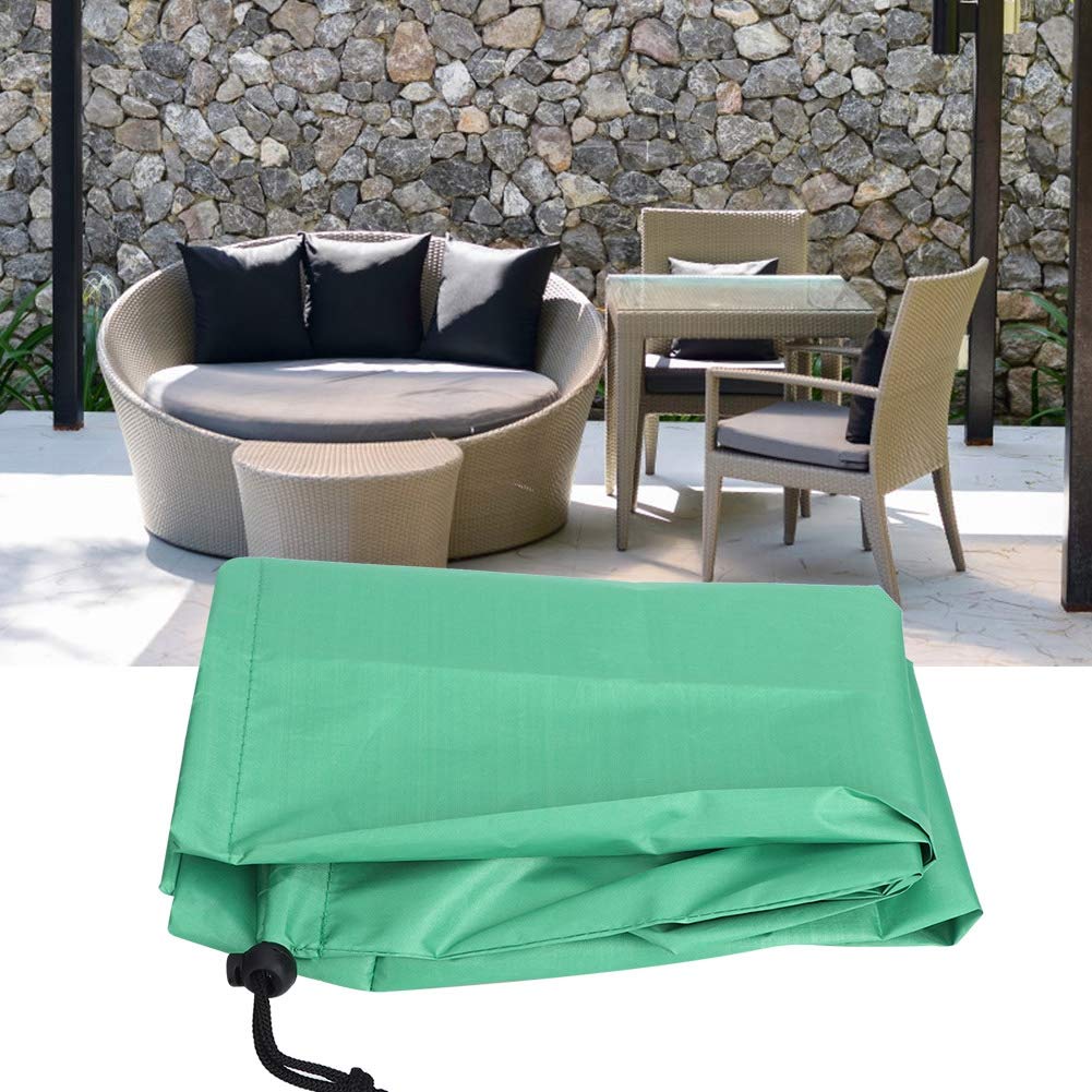 Milltrip Patio Furniture Covers, 18 inch Waterproof Outdoor Table Chair Covers, 210D Oxford Cloth Outdoor Furniture Cover Dust Proof (Green)