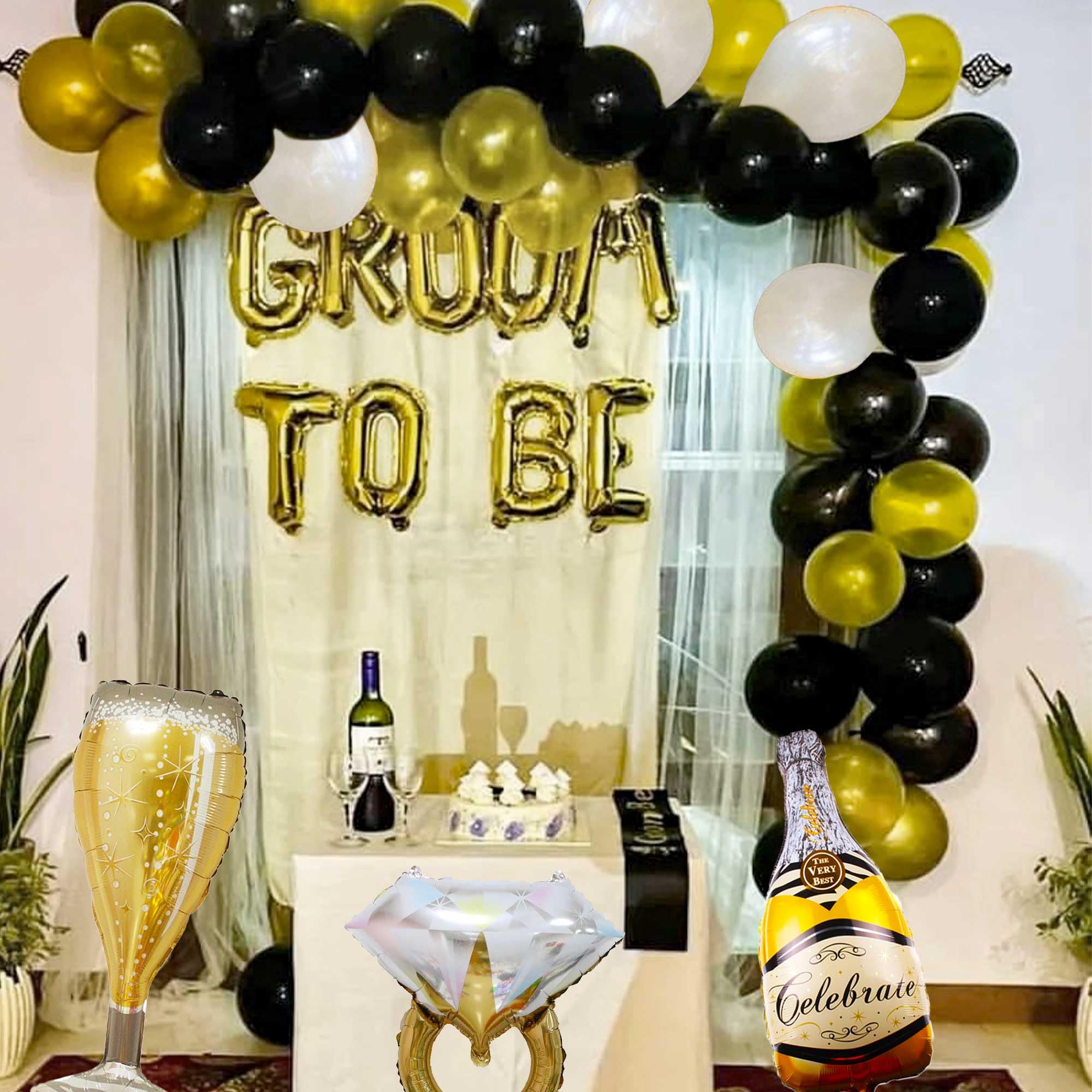 24 PCS Groom To Be Sash Groom To Be Decoration Groom To Be Balloons Groom To Be Groom To Be Banner Groom Team Party Decoration Groom Party Supplies