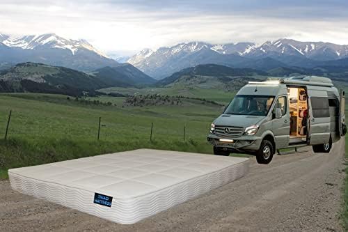 Triad Organic 7 inch RV Latex Mattress, Medium Comfort with Premium Organic Cotton and Wool Quilted Cover, Full XL (54x80)