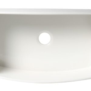 ALFI brand ABFC3020-W Kitchen Sink, White