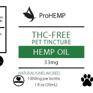 Hemp Oil for Dogs or Cats - 1000mg/1 Oz Calming Drops for Your Dog, Cat, or Pet - Maximum Strength