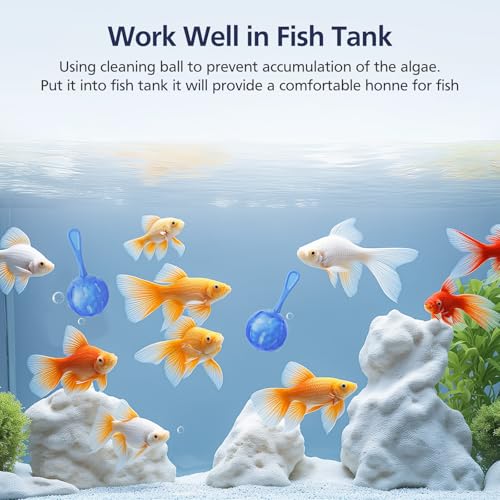 12 Pack Universal Humidifier Tank Cleaner Demineralization Cleaning Ball for All Humidifiers and Fish Tank, Demineralization Cartridge for humidifier, Purifies Water Eliminates White Dust and Odor