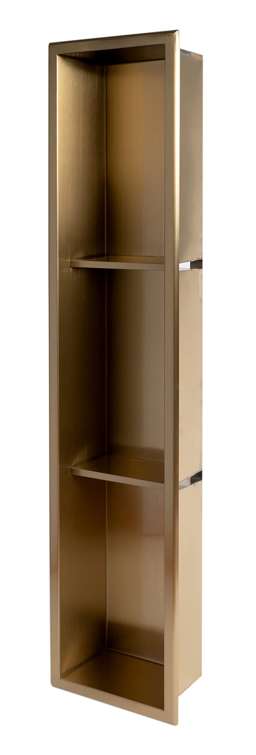 ALFI brand ABNP0836-BG Shower Niche, Brushed Gold 36 x 8 x 4