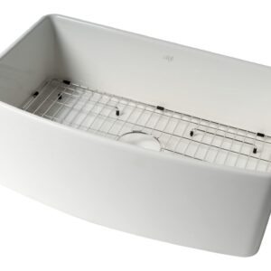 ALFI brand ABFC3020-W Kitchen Sink, White