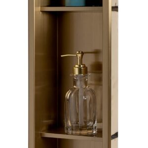 ALFI brand ABNP0836-BG Shower Niche, Brushed Gold 36 x 8 x 4