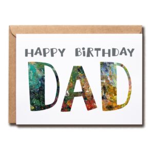 happy birthday dad - dad birthday card - dad card - card for dad modern - dad birthday card - card for dad