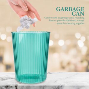 Transparent Trash Can Household Trash Can Large Capacity Garbage Can Waste Bucket Waste Paper Bucket Toilet Paper Bucket Bedroom Waste Can Simple Style Garbage Bucket Trash Bin