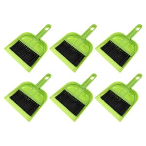 Healifty 12 Sets Dustpan Hand Broom and Shovel Small Broom Dustpan Set and Broom Dustpan Set and Brush Set