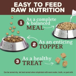 Primal Freeze Dried Dog Food Pronto, Chicken; Scoop & Serve, Complete & Balanced Meal; Also Use As Topper or Treat; Premium, Healthy, Grain Free, High Protein Raw Dog Food (7 oz)