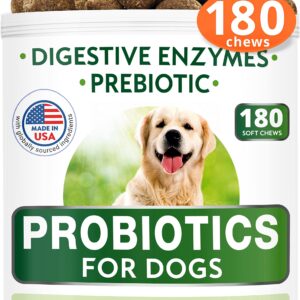 Hemp + Glucosamine + Probiotics Bundle - Joint Pain Relief + Upset Stomach Relief - Hemp Oil, Chondroitin w/MSM, Omega 3 + Digestive Enzymes, Prebiotics - Improve Digestion, Immunity - 120 +180 Chews