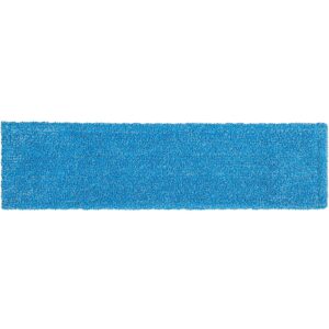 rubbermaid commercial adaptable flat mop microfiber pad- blue