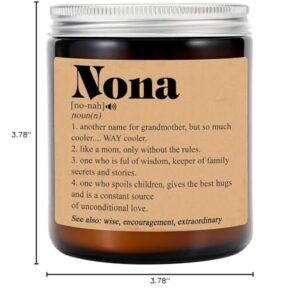 Nona Definition Candle - Nona Gift - Nona Candle - Best Nona Ever Candle