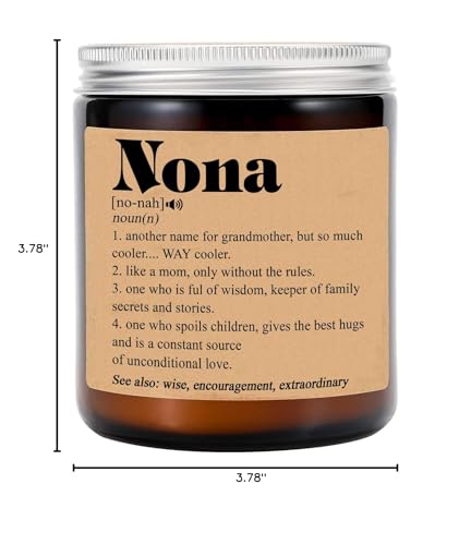 Nona Definition Candle - Nona Gift - Nona Candle - Best Nona Ever Candle