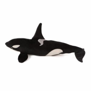 YUZHINUO Simulation Killer Whale Plush Toys Stuffed Orcinus Orca Fish Doll Shark Cartoon Soft Sleep Pillow Kids Girls Baby Funny Gift (19 inch)