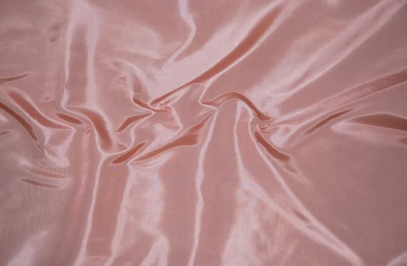 60" Wide Taffeta Drapery Apparel Fabric | Sold by The Yard (Blush Pink)