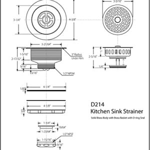 Westbrass CO132-20 6" Touch-Flo Style Pure Cold Water Dispenser Faucet Kit with Filter, 2-Pack Replacement Cartridges, Kitchen Sink Basket Strainer & Waste Disposal Trim Set, Stainless Steel