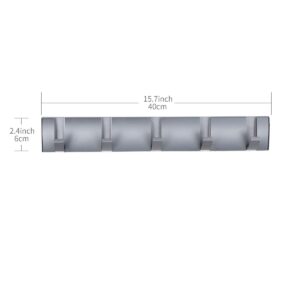 JYL HOME Wall-Mounted Coat Hooks, Grey