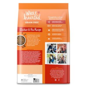 WholeHearted Grain Free All Life Stages Chicken & Pea Recipe Dry Dog Food 40 lbs.