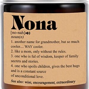 Nona Definition Candle - Nona Gift - Nona Candle - Best Nona Ever Candle