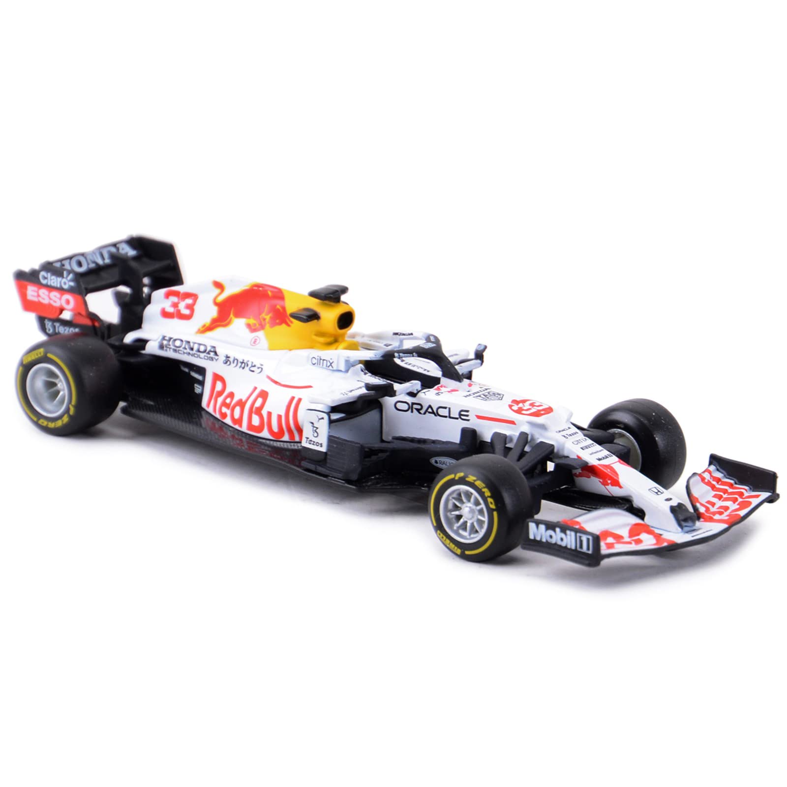 HTLNUZD Bburag 1:43 2021 Racing RB16B #33 Formula F1Max Verstappen 2nd Turkish1/43 Diecast Alloy Collectible Toy Car Model